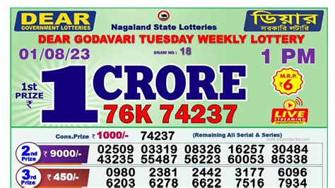 ডিয়ার লটারি রেজাল্ট ৮ টা ( Dear Lottery Result /17.05.2024 – 8 .